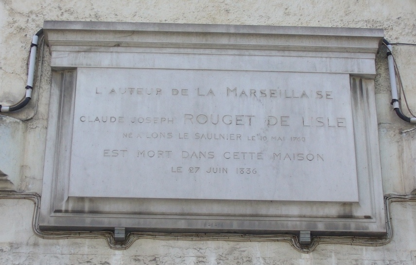 Monument commémoratif, dit statue de Rouget de Lisle